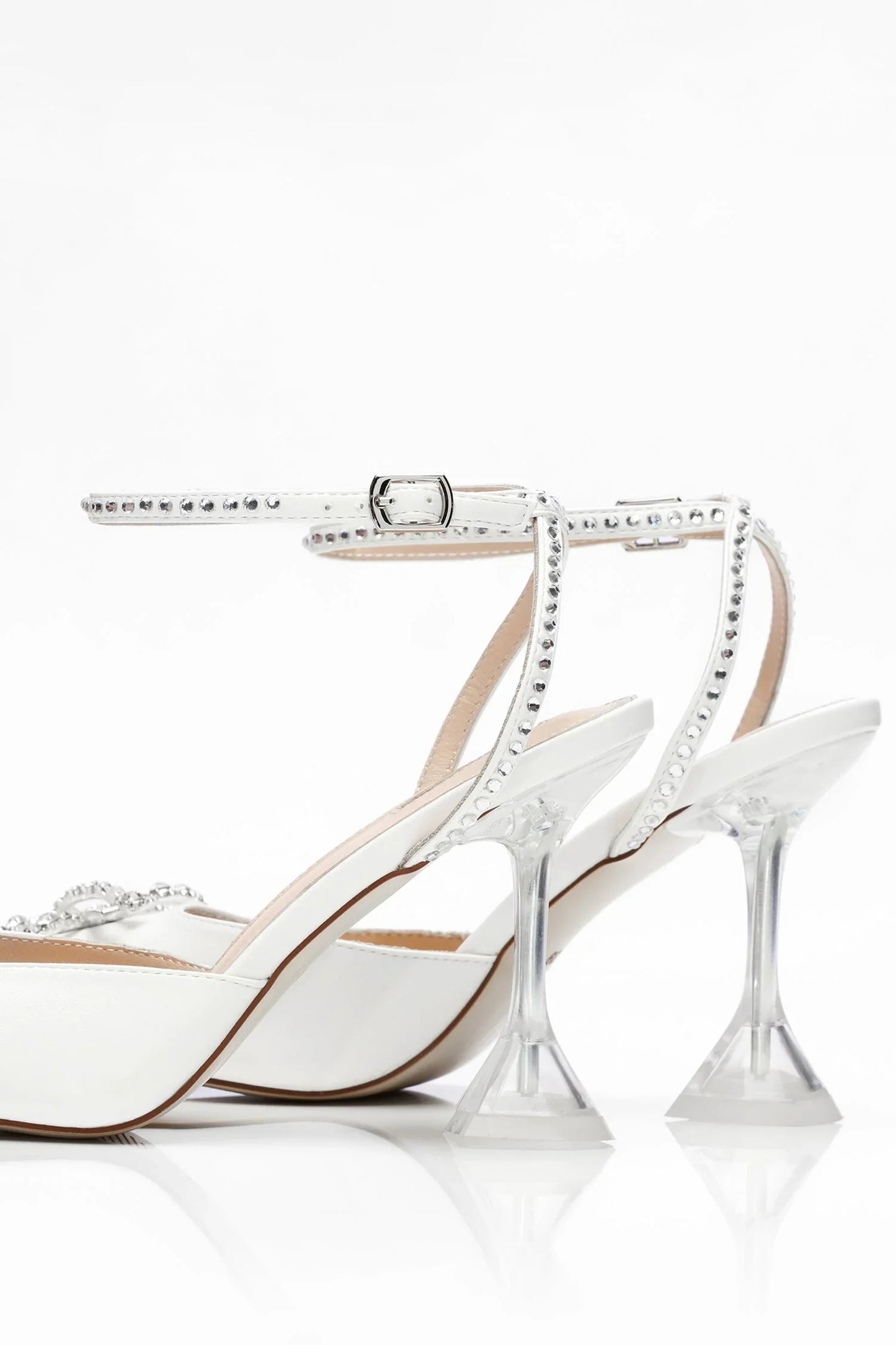 Alamour The Label Giorgia - White Heels