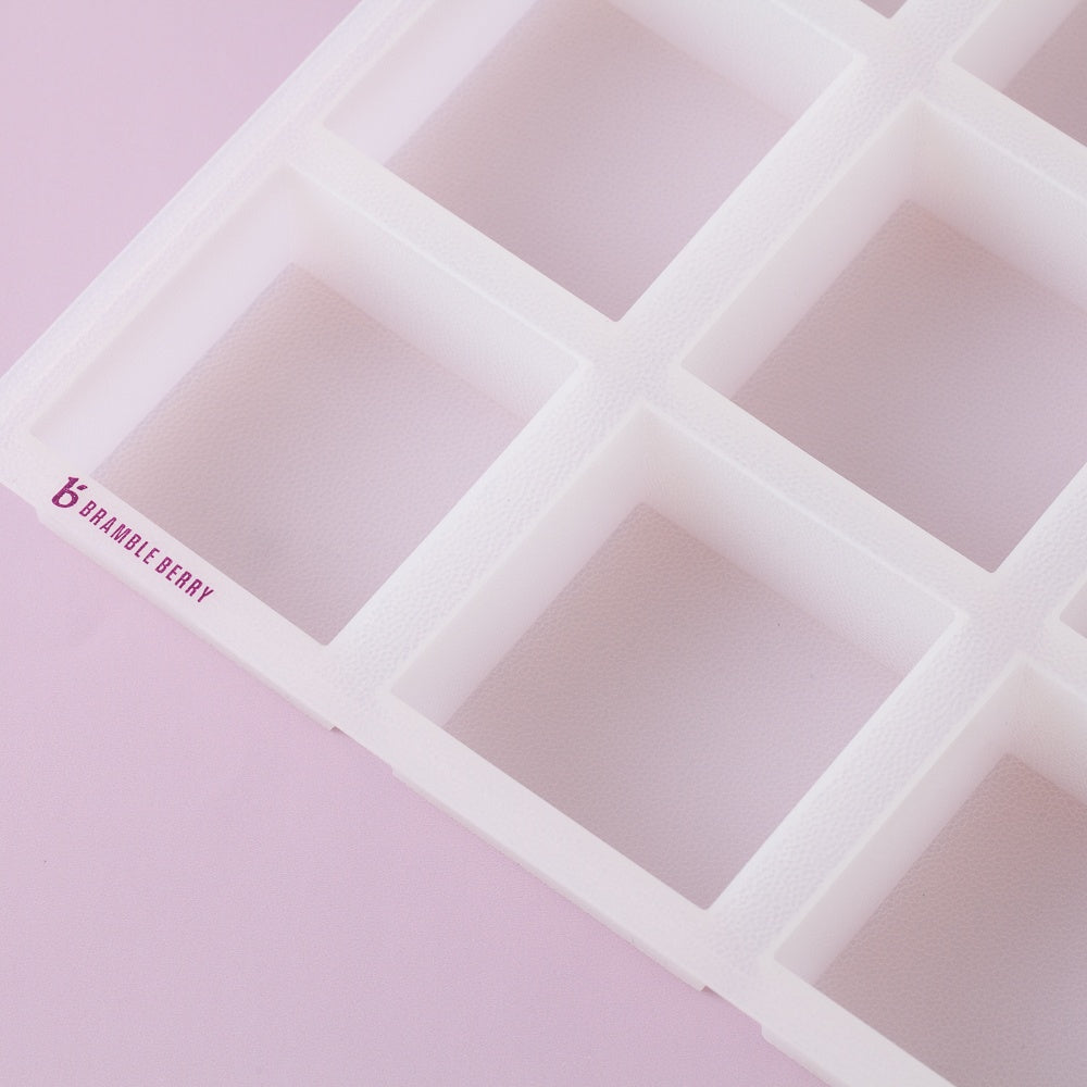 Bramble Berry 12 Bar Square Silicone Mold - 20 molds