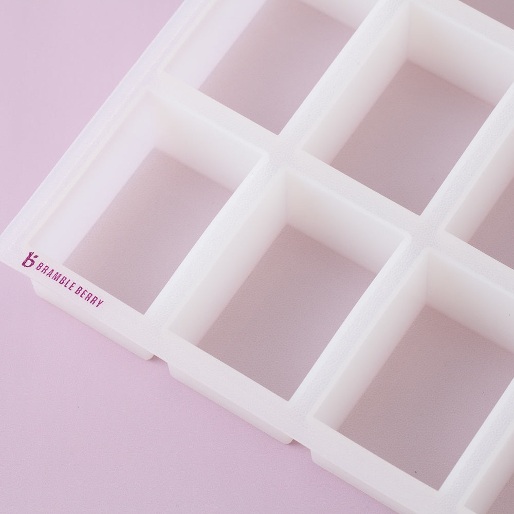 Bramble Berry 12 Bar Rectangle Silicone Mold - 20 molds