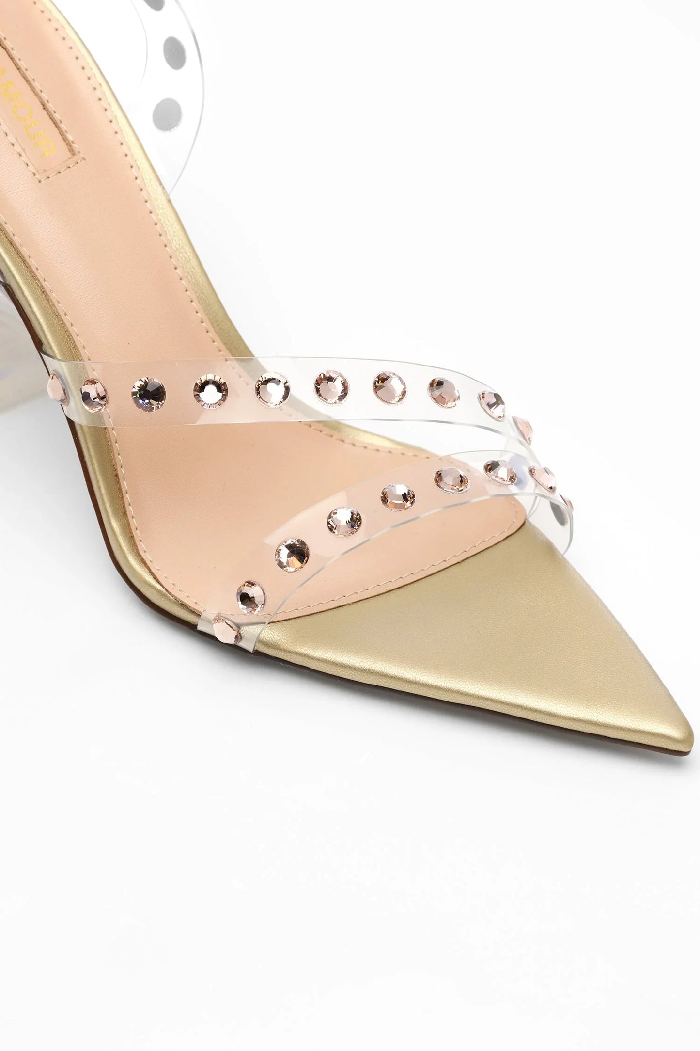 Alamour The Label Zahara - Gold Heels