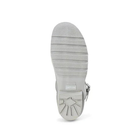 Jileon Rain Boots Half Height Rain Boots - Gray with White Spots - Wide Foot & Ankle