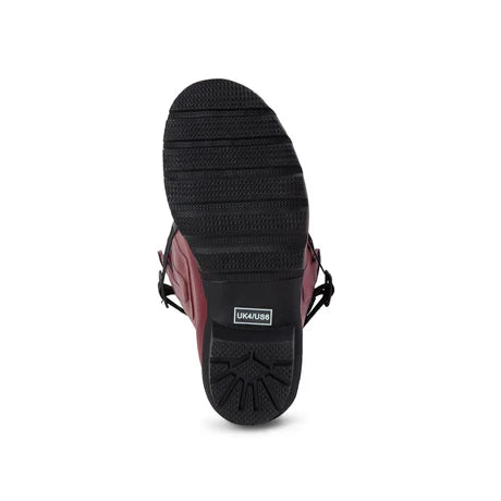 Jileon Rain Boots Extra Wide Calf Women's Rain Boots - Raspberry - 16-23 Inch Calf - Wide in Foot & Ankle