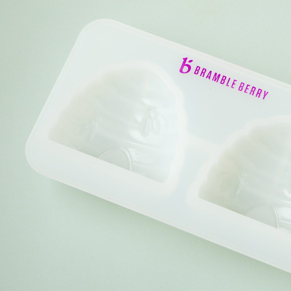 Bramble Berry 2 Cavity Silicone Beehive Mold (x5)
