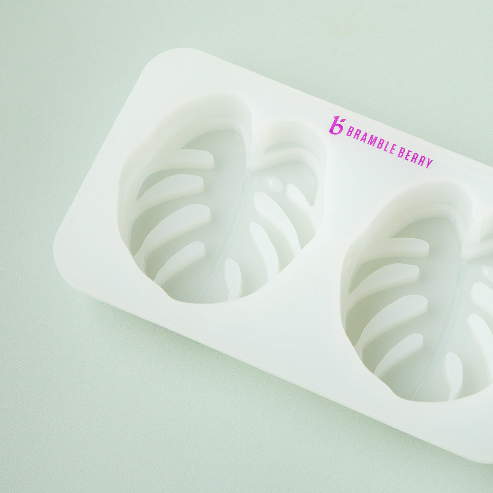 Bramble Berry 2 Cavity Silicone Monstera Mold (x5)