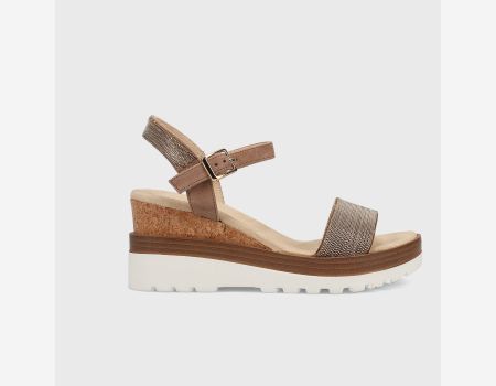 Marmi Shoes Vaneli Cedra - Military Suede with Gold Chain Detail