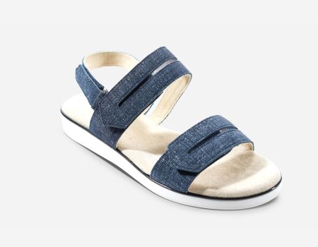 Marmi Shoes Vaneli Espe - Jeans Lino Print