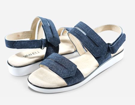 Marmi Shoes Vaneli Espe - Jeans Lino Print