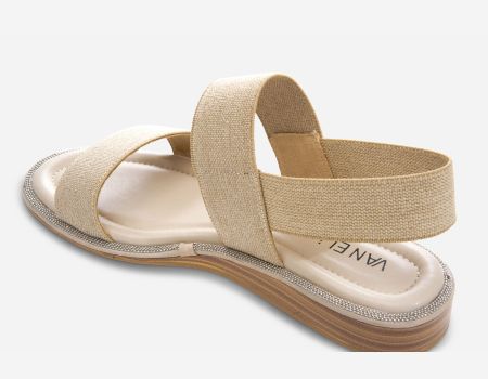 Marmi Shoes Vaneli Bordy - Natural Linelast