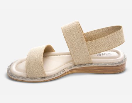 Marmi Shoes Vaneli Bordy - Natural Linelast