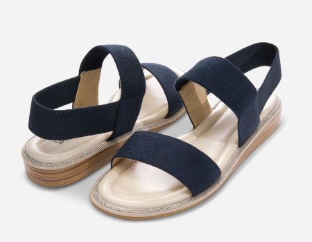Marmi Shoes Vaneli Bordy - Navy Linelast