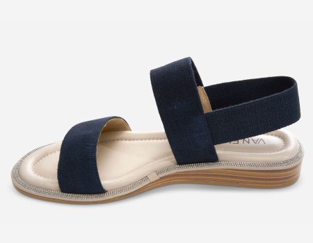 Marmi Shoes Vaneli Bordy - Navy Linelast