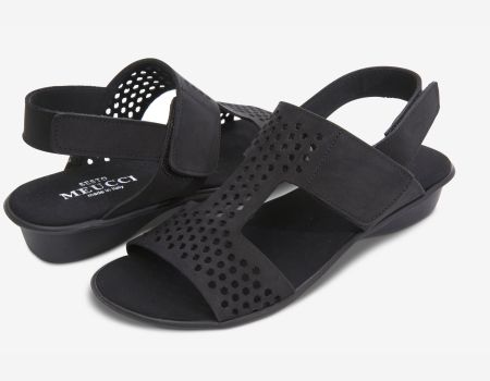 Marmi Shoes Sesto Meucci Elicia - Black Nabuk