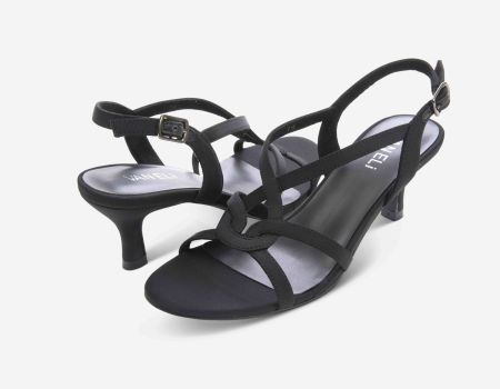 Marmi Shoes Vaneli Monde - Black Owi Fabric