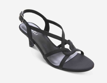Marmi Shoes Vaneli Monde - Black Owi Fabric