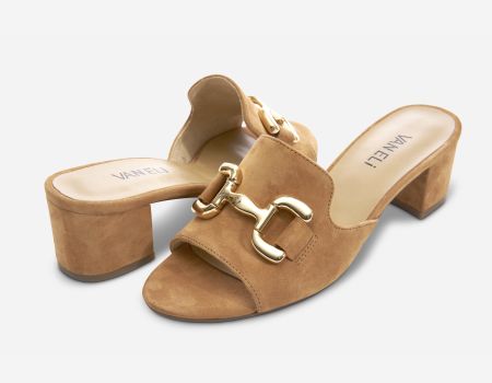 Marmi Shoes Vaneli Oksana - Cuoio Suede