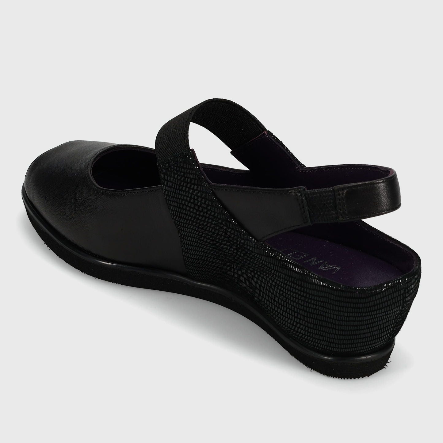 Marmi Shoes Vaneli Rayce - Black Nappa Black Miniliz
