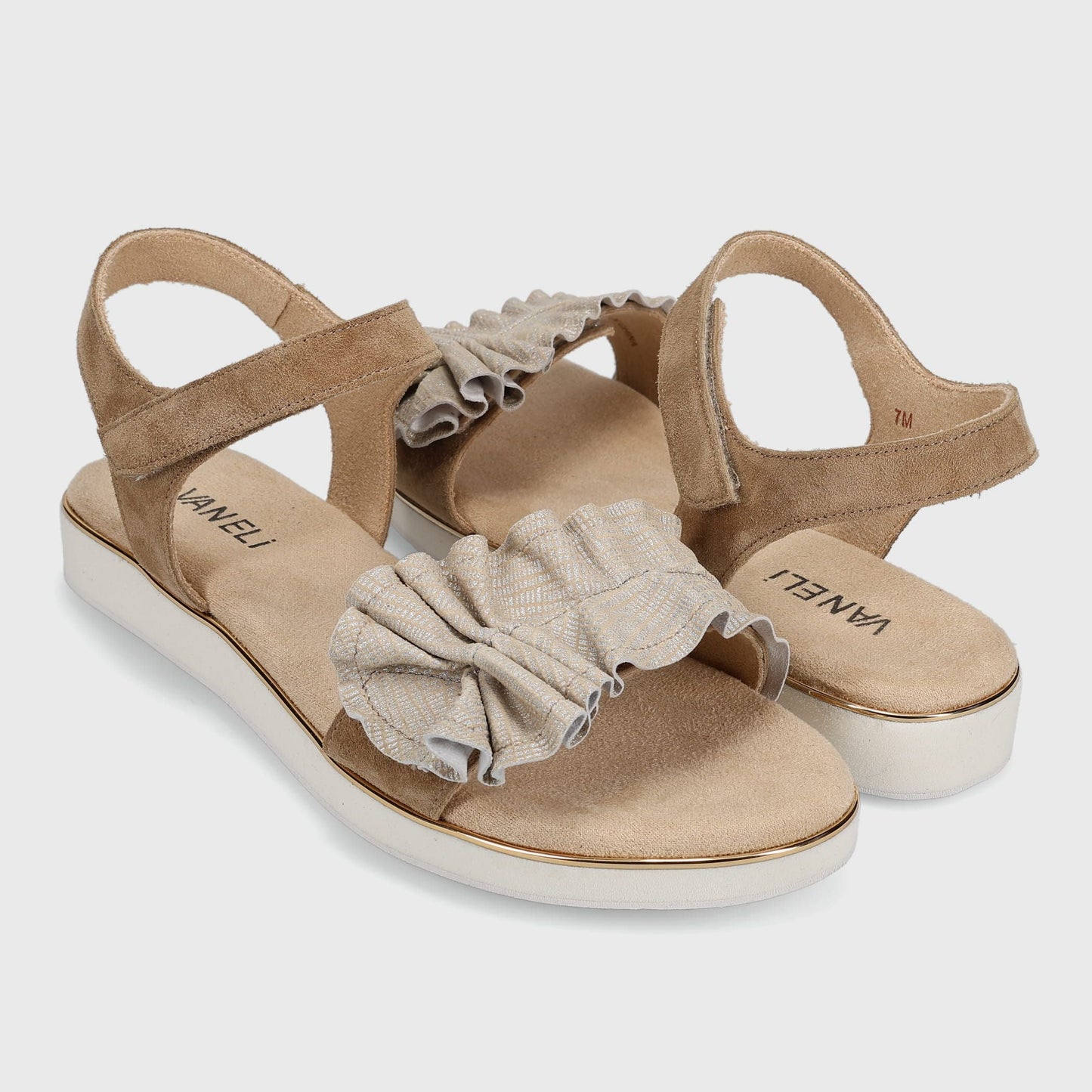 Marmi Shoes Vaneli Elsbet - Camel Suede