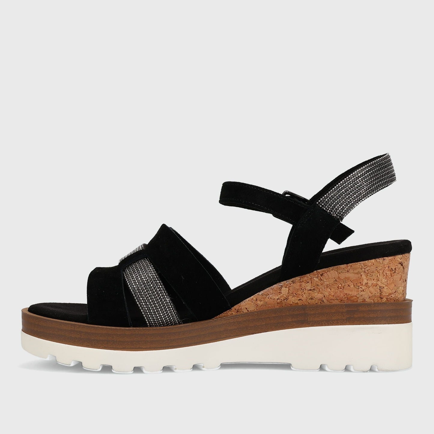 Marmi Shoes Vaneli Caitlin - Black Suede