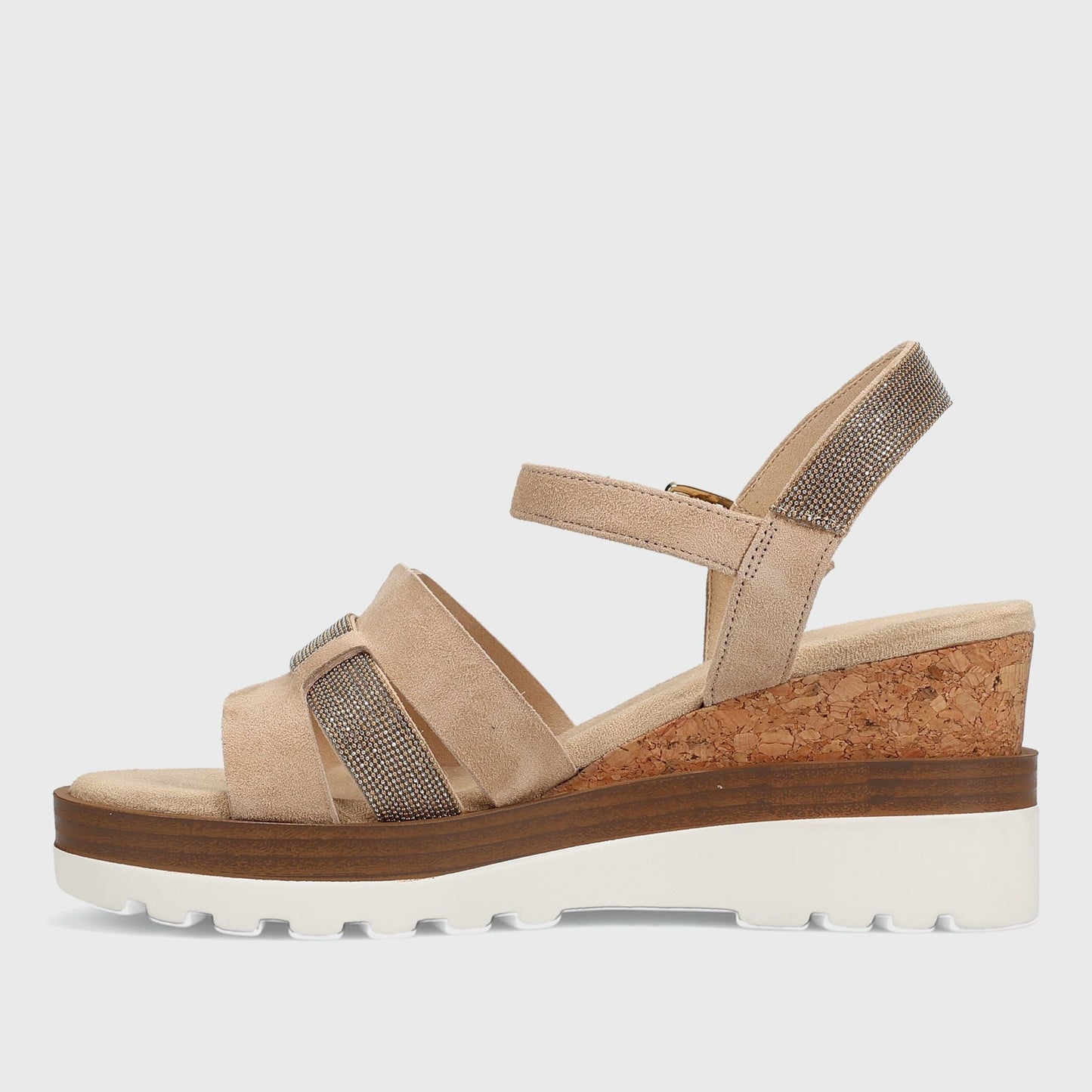 Marmi Shoes Vaneli Caitlin - Nude Suede