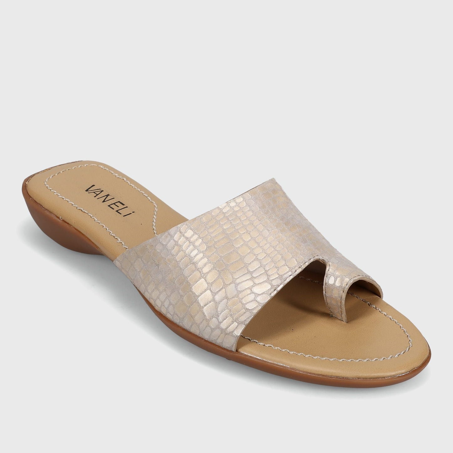 Marmi Shoes Vaneli Tallis - Champagne Boro Print