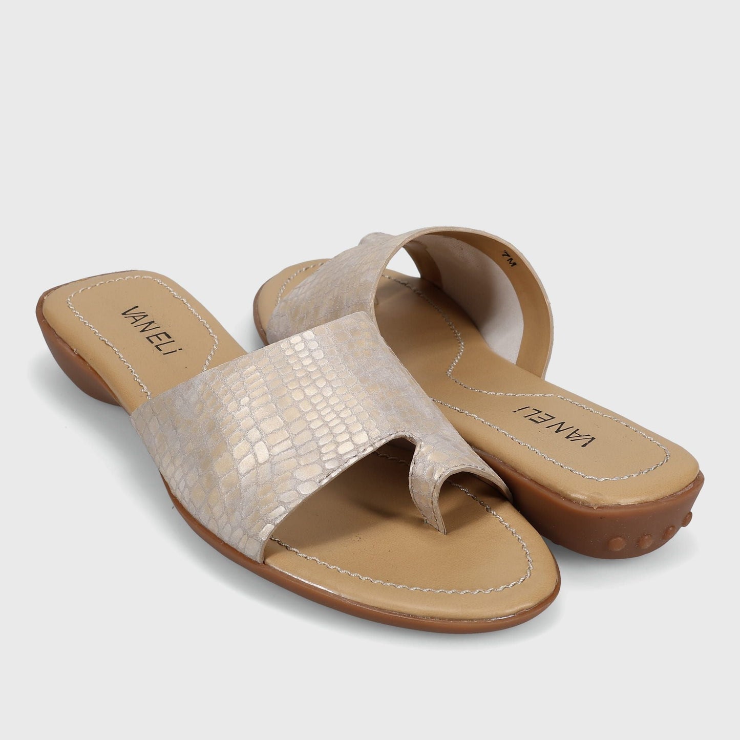 Marmi Shoes Vaneli Tallis - Champagne Boro Print