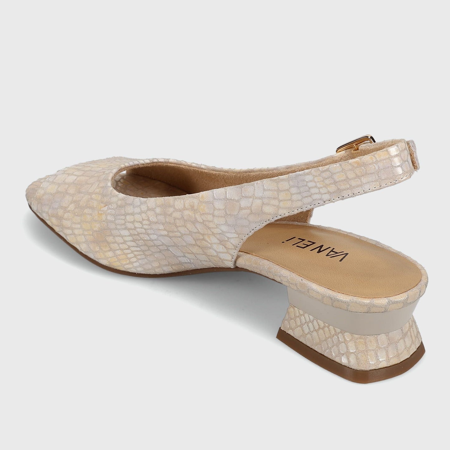 Marmi Shoes Vaneli Matyra - Champagne Boro Print