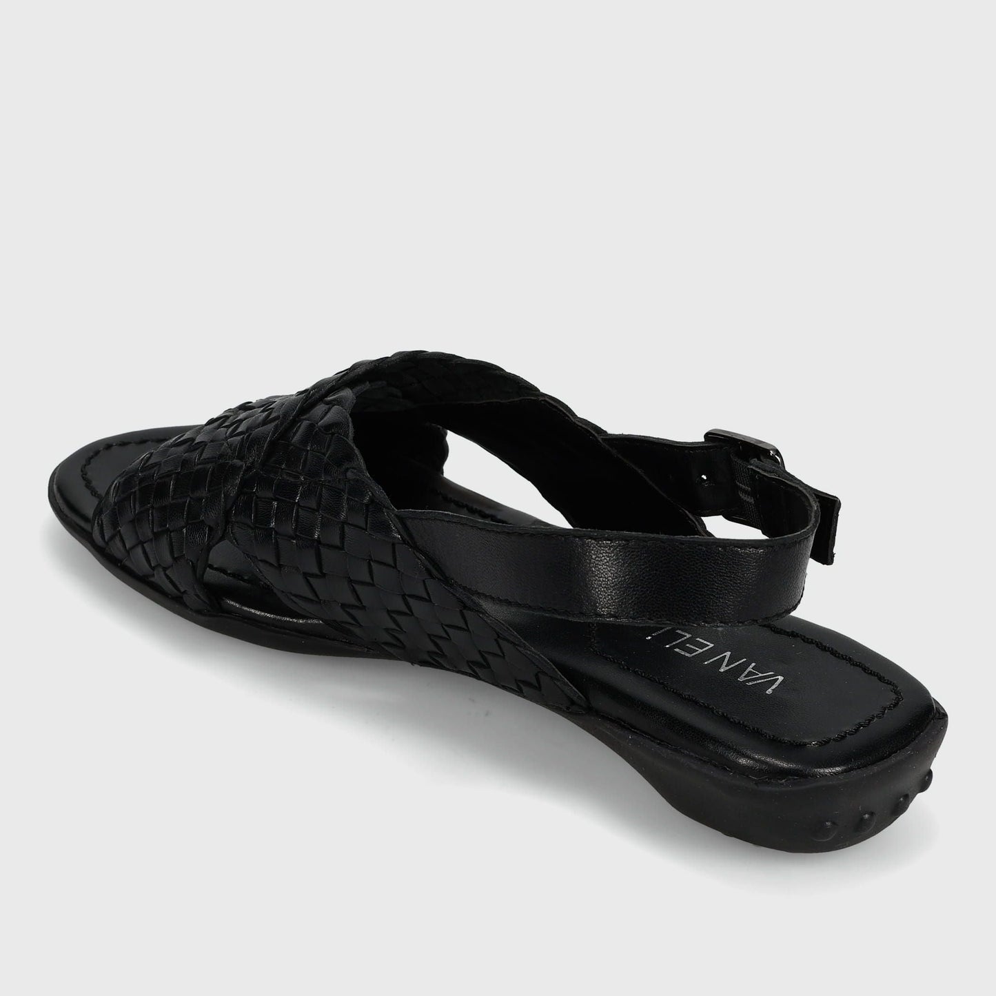 Marmi Shoes Vaneli Tagus - Black Woven Nappa