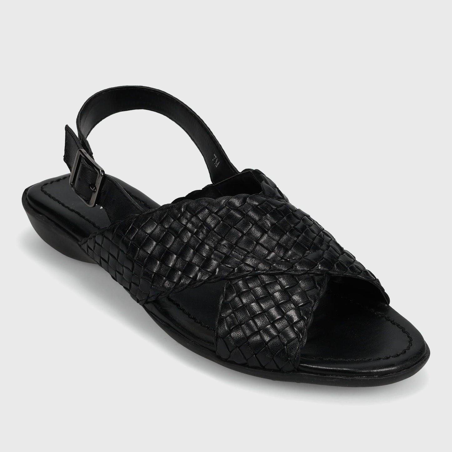 Marmi Shoes Vaneli Tagus - Black Woven Nappa