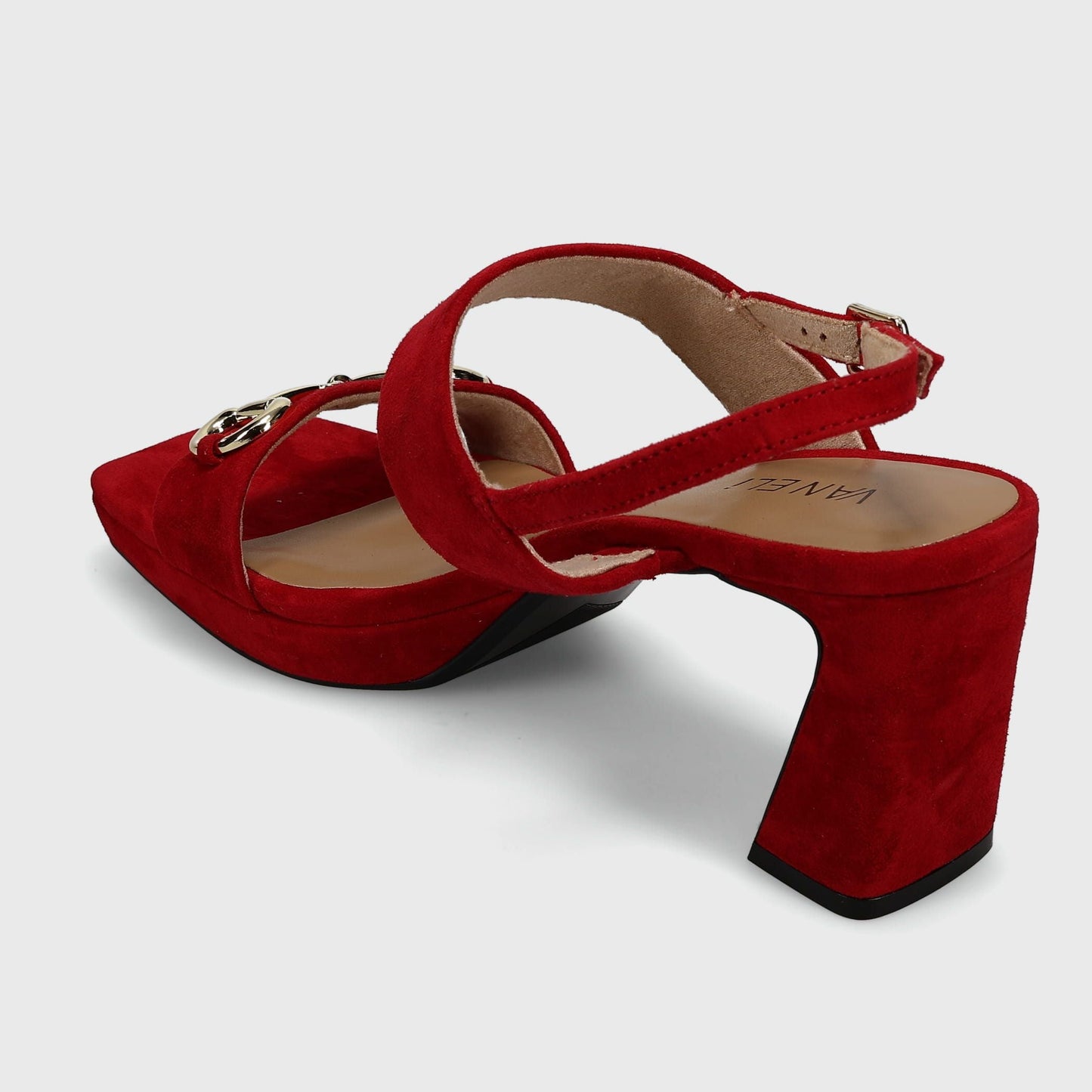 Marmi Shoes Vaneli Morena - Red Suede