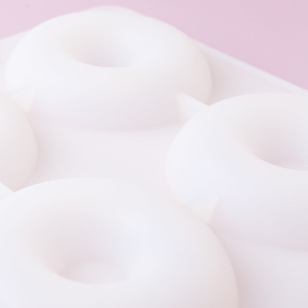 Bramble Berry 4 Cavity Donut Silicone Mold (x2)