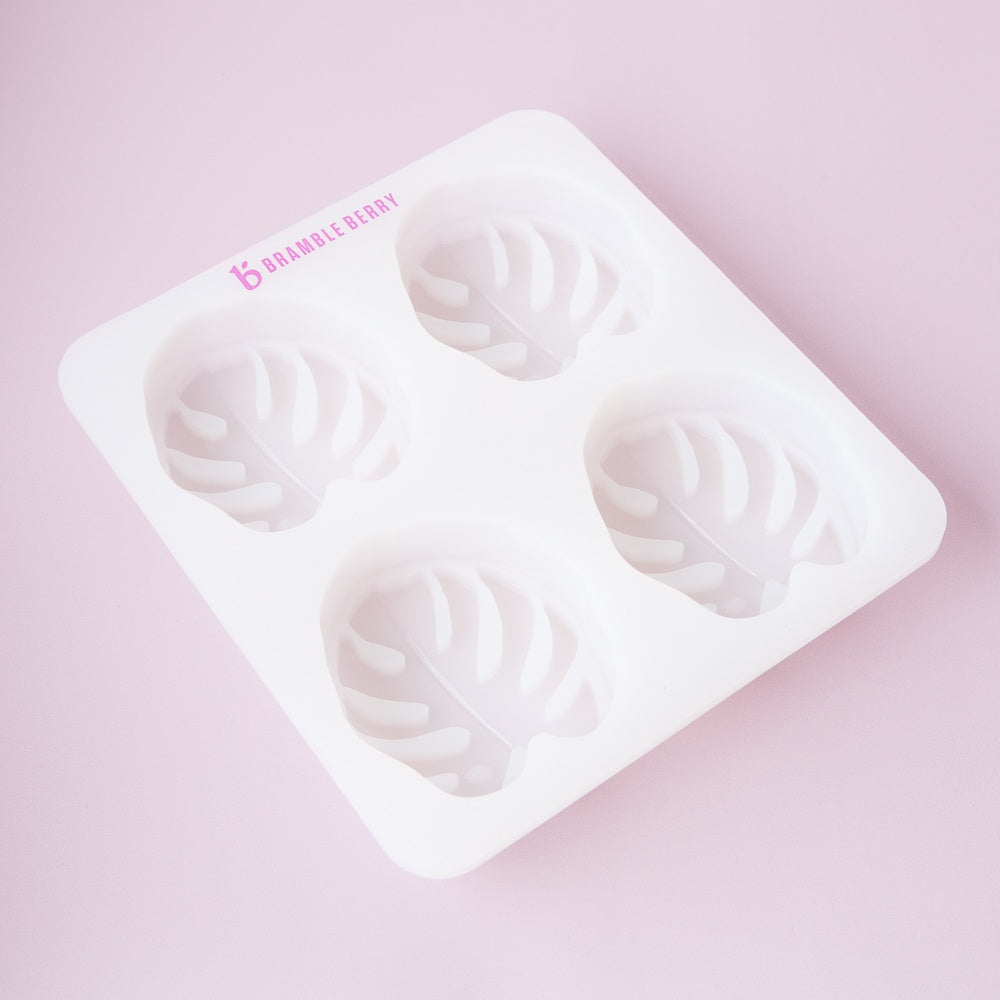 Bramble Berry 4 Cavity Monstera Silicone Mold (x2)
