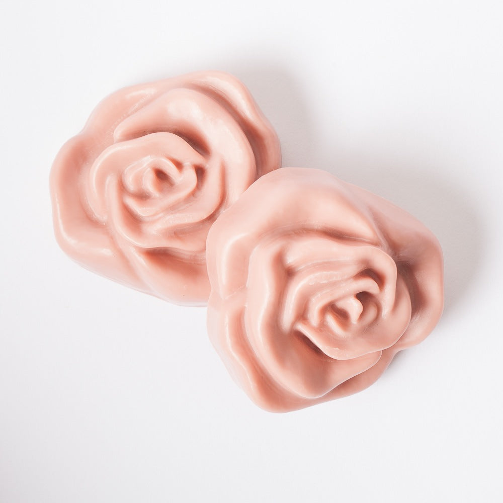 Bramble Berry 2 Cavity Silicone Rose Mold (x5)