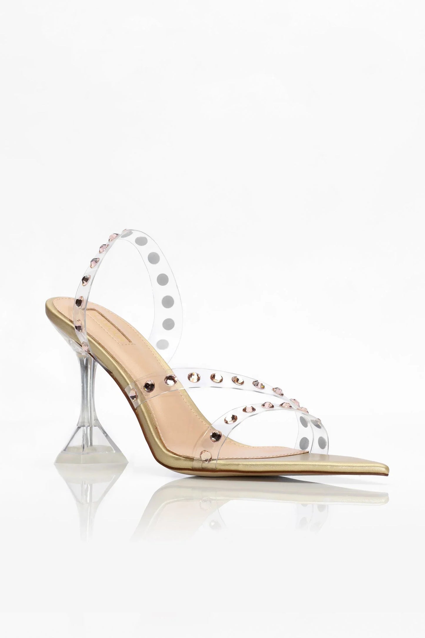Alamour The Label Zahara - Gold Heels
