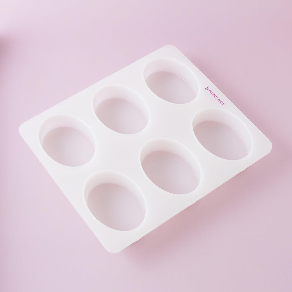 Bramble Berry 6 Bar Oval Silicone Mold (x2)