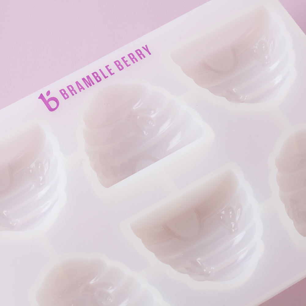 Bramble Berry 6 Cavity Beehive Silicone Mold (x2)