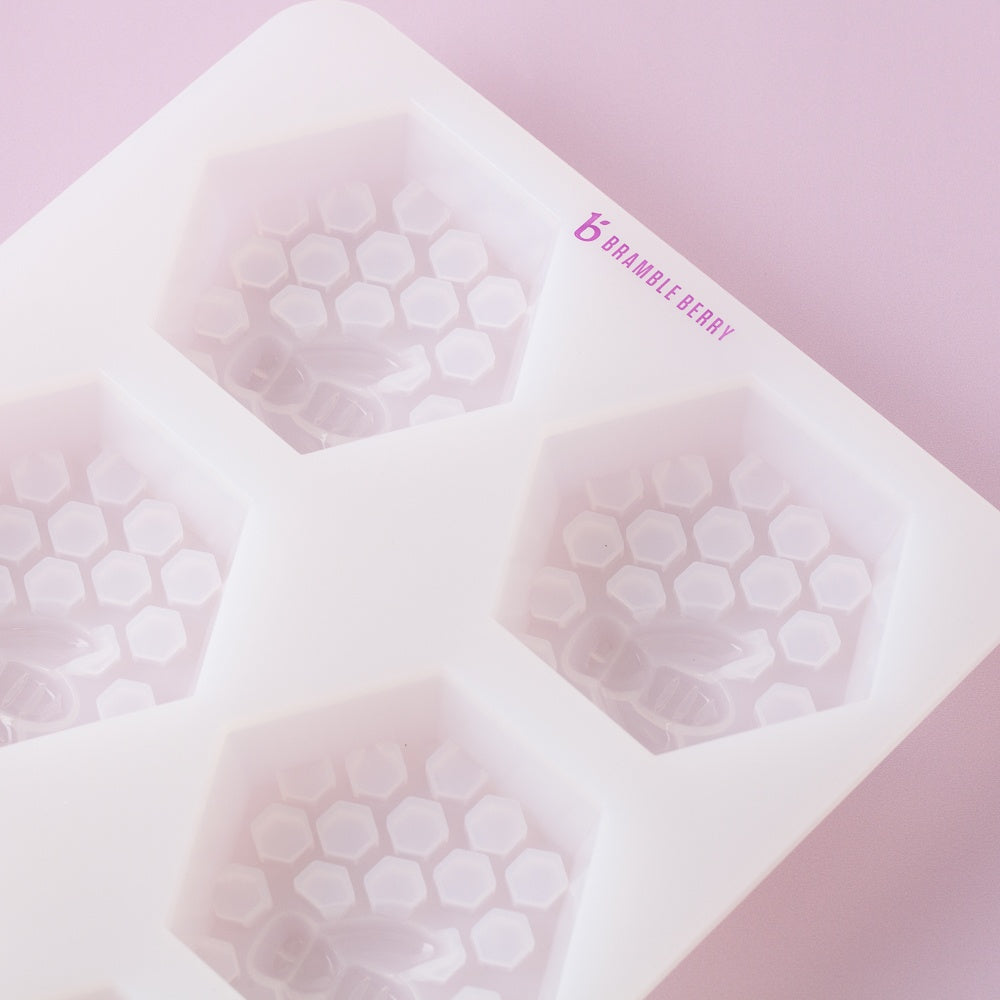 Bramble Berry 6 Cavity Honeycomb Silicone Mold (x3)