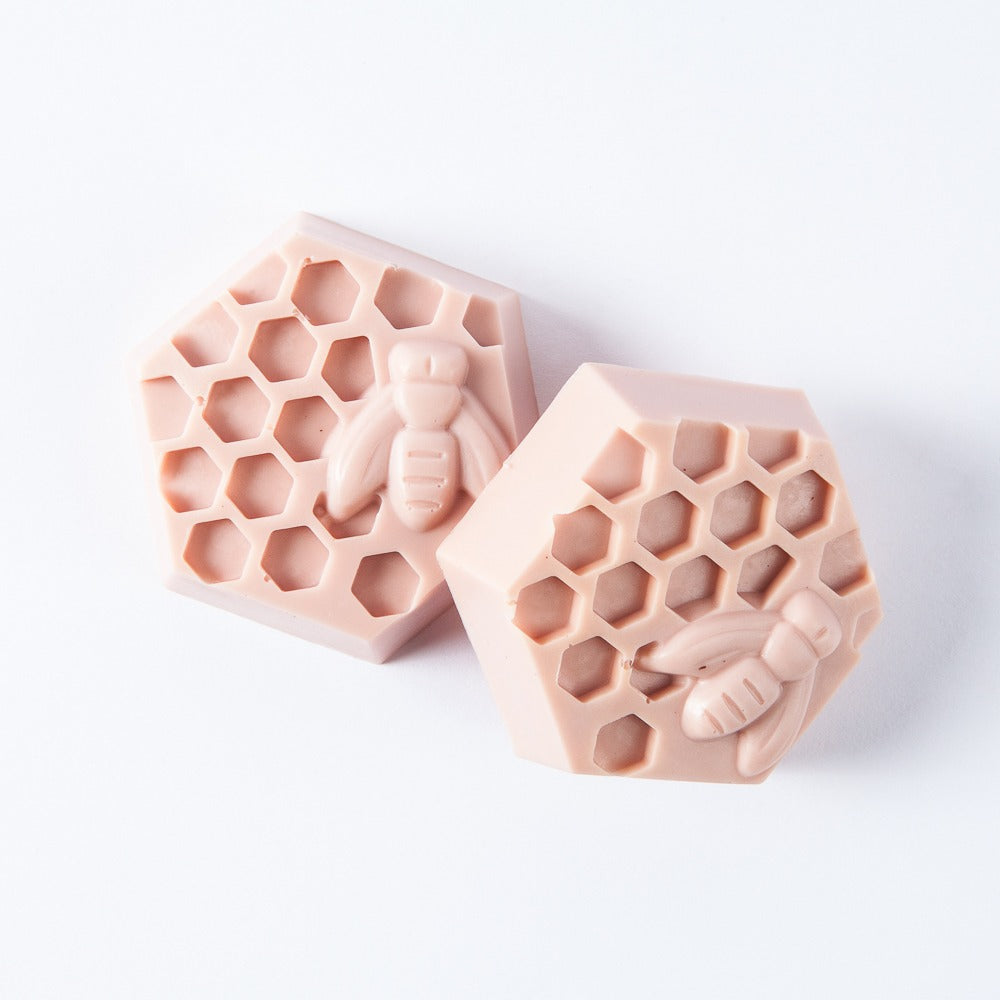 Bramble Berry 6 Cavity Honeycomb Silicone Mold (x3)