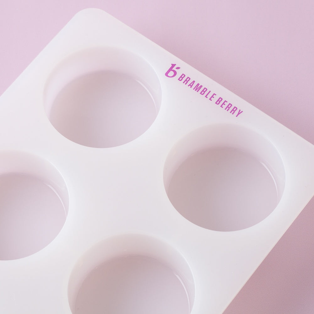 Bramble Berry 6 Cavity Silicone Circle Mold (x2)