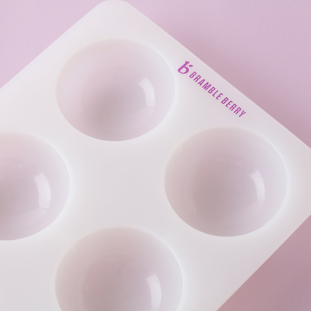 Bramble Berry 6 Cavity Silicone Dome Mold (x2)