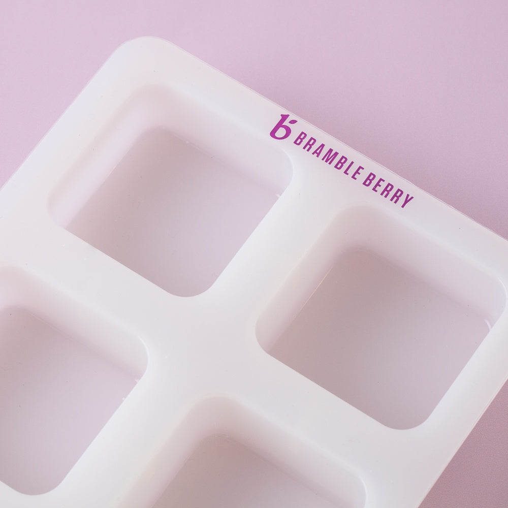 Bramble Berry 6 Cavity Silicone Square Mold (x2)