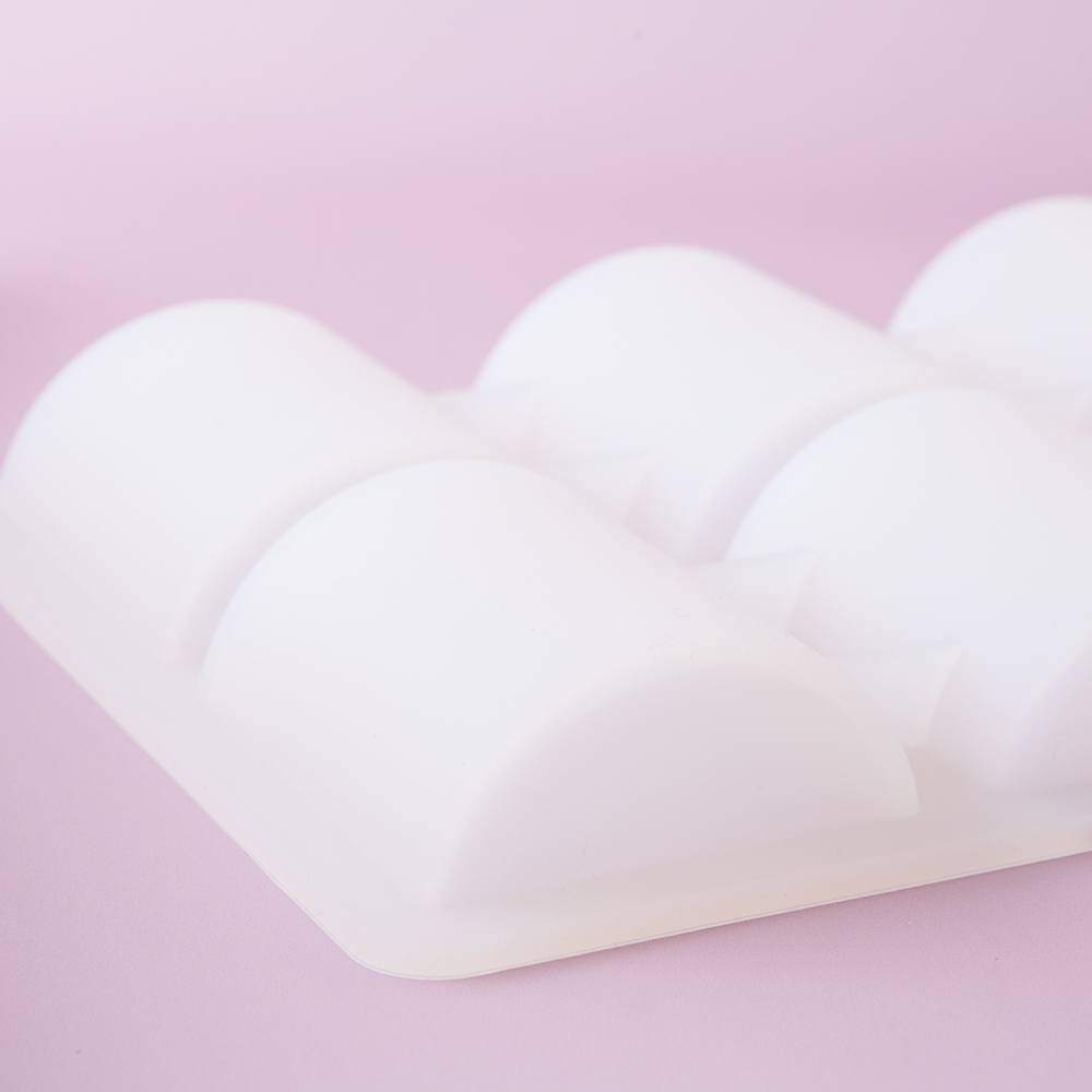 Bramble Berry 6 Half Cylinder Silicone Mold (x2)