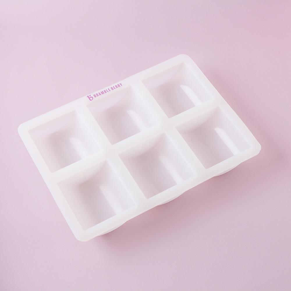 Bramble Berry 6 Half Cylinder Silicone Mold (x2)