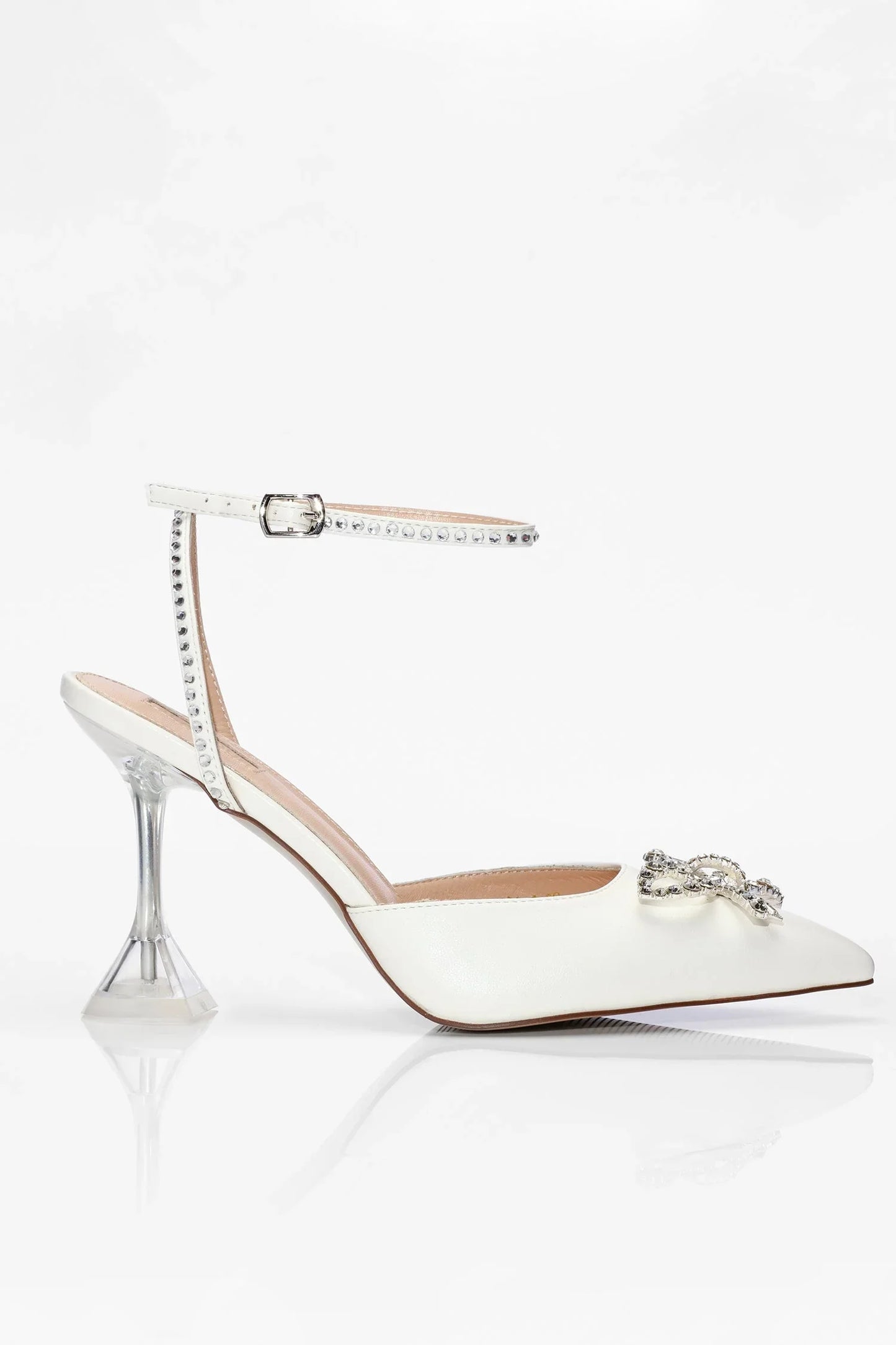 Alamour The Label Giorgia - White Heels