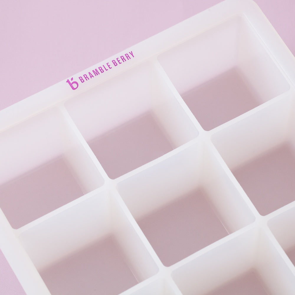 Bramble Berry 9 Cube Soap Silicone Mold (x2)