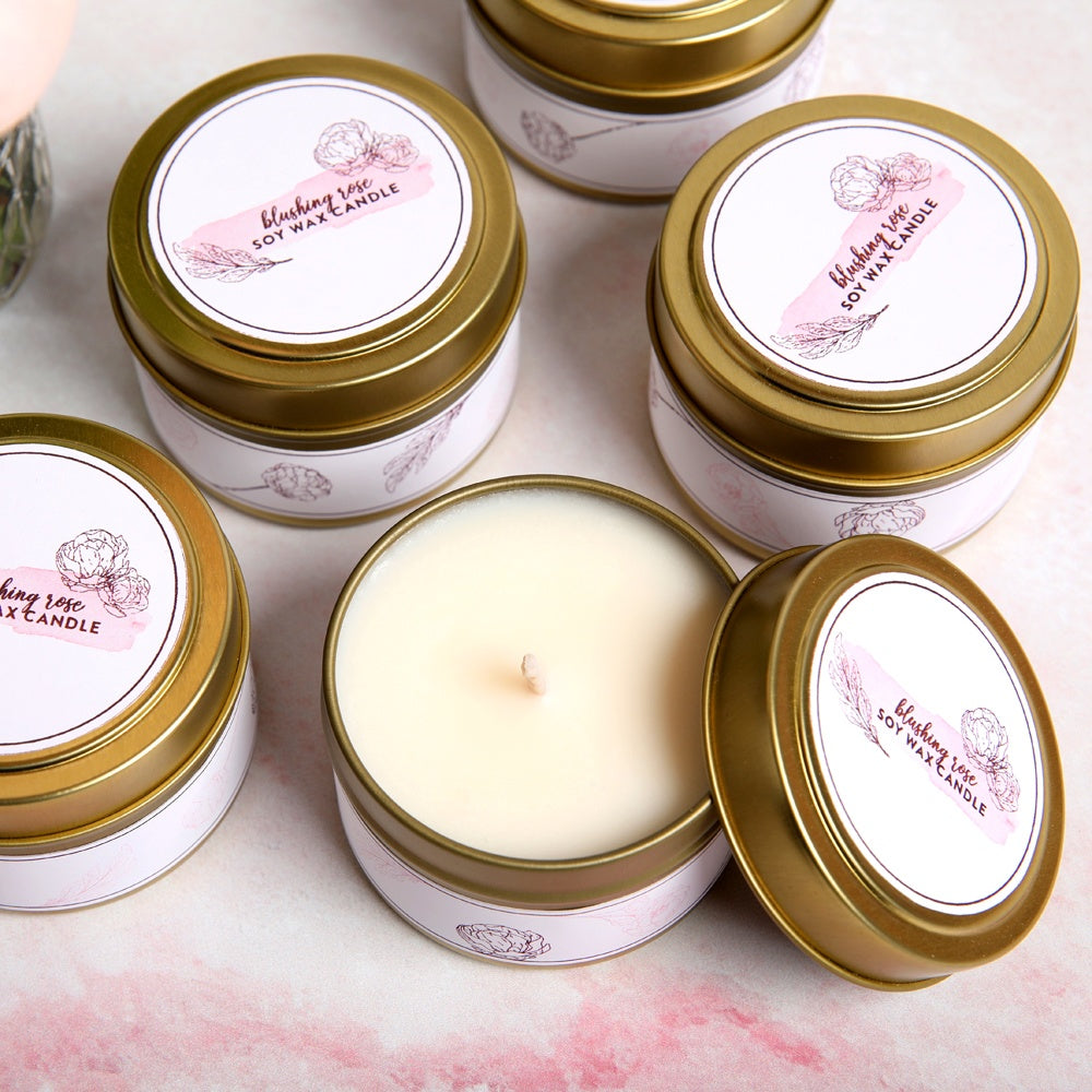 Bramble Berry Blushing Rose Candle Kit