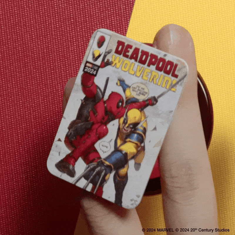 PopSockets Deadpool and Wolverine Comic Cover MagSafe PopGrip