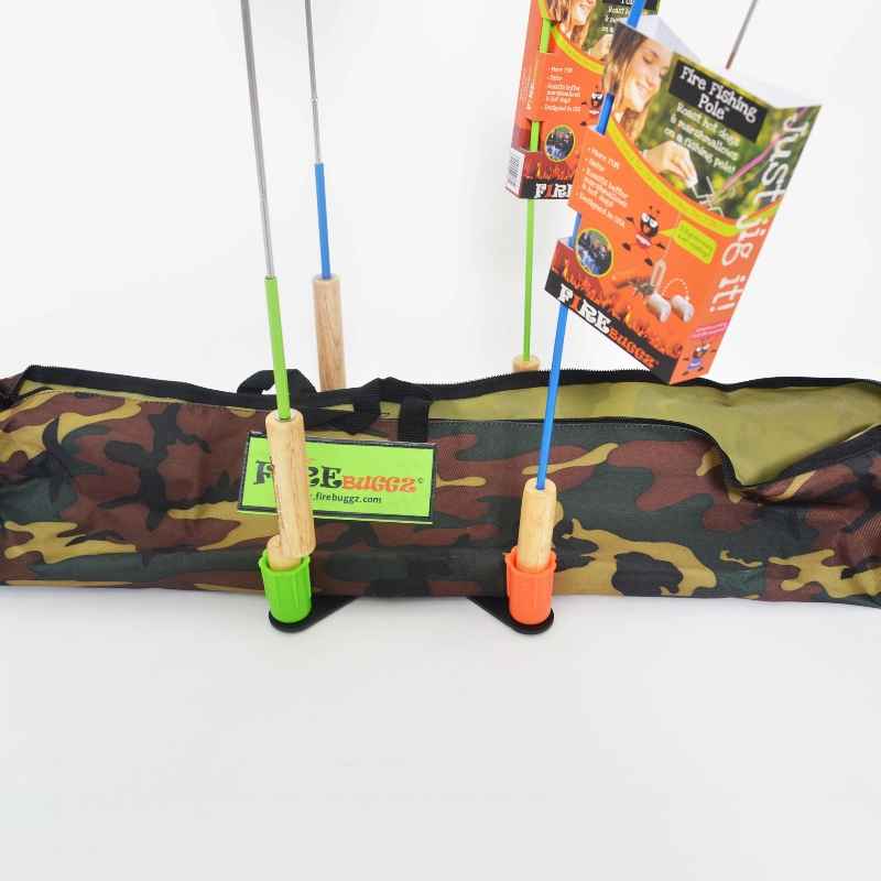 Wind and Weather 6-Piece Campfire Cooking Family Fun Pak with Camo Bag