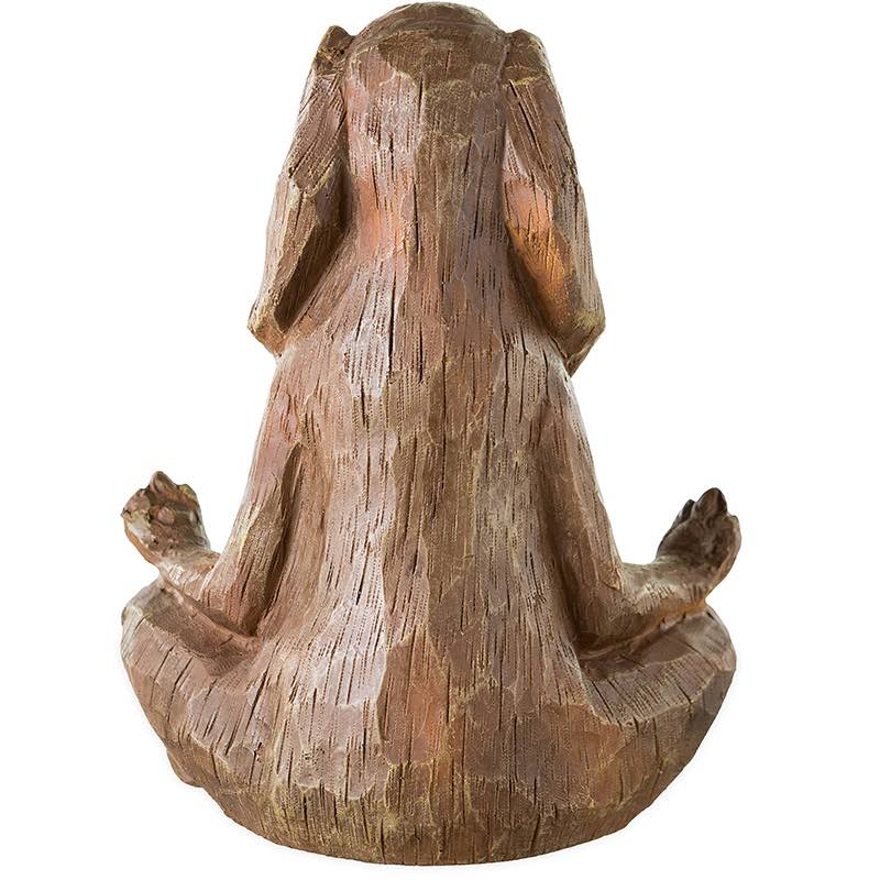 Wind and Weather 14" Meditating Rabbit Statue