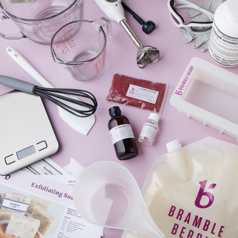 Bramble Berry Exfoliating Handmade Soap Kit - Complete Kit