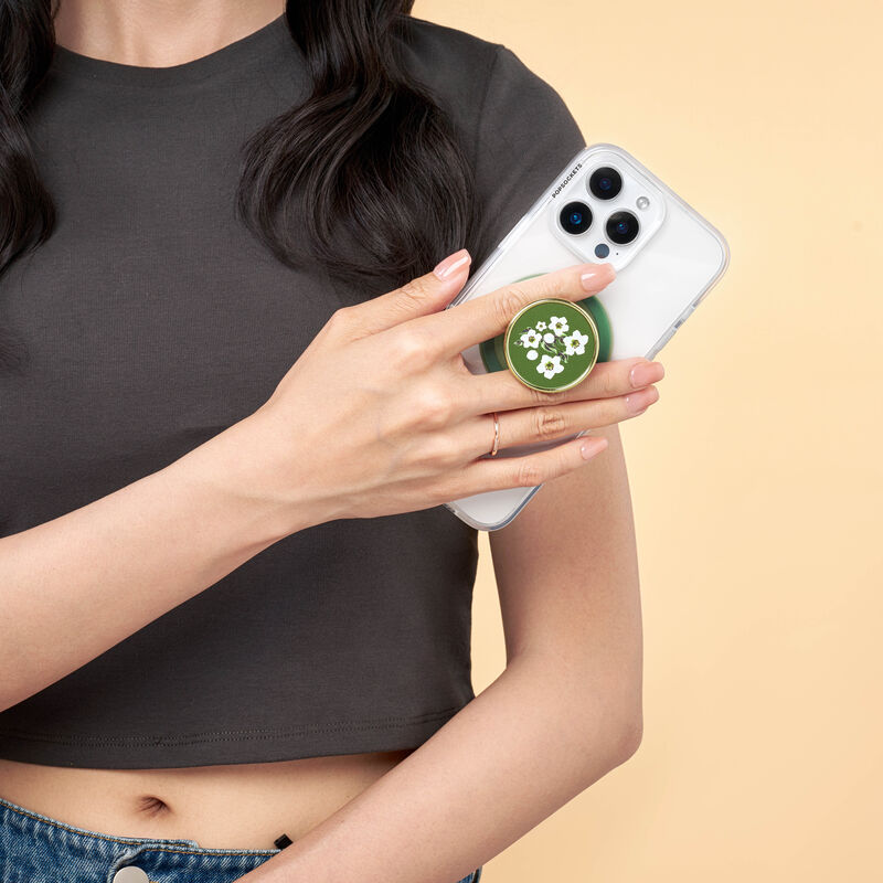 PopSockets Enamel Floral Relief MagSafe PopGrip